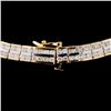 Image 3 : 14K Yellow Gold 11.00ct Diamond Necklace