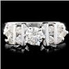 Image 1 : 18K Gold 0.69ctw Diamond Ring