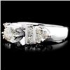 Image 2 : 18K Gold 0.69ctw Diamond Ring