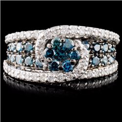 14K Gold 1.95ctw Fancy Diamond Ring