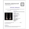 Image 3 : 14K White Gold 0.89ctw Fancy Color Diamond Earring