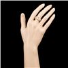 Image 4 : 14K Gold 0.39ctw Diamond Ring