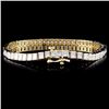 Image 2 : 14K Gold 4.12ctw Diamond Bracelet