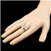 Image 3 : 14K Gold 1.25ctw Fancy Color Diamond Ring