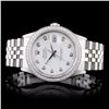Image 1 : Rolex SS DateJust 1.00ctw Diamond Wristwatch