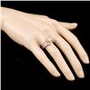 Image 3 : 18K Gold 0.98ctw Fancy Diamond Ring