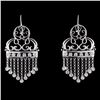 Image 1 : 18K White Gold 0.51ct Diamond Earrings