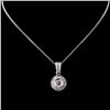 Image 1 : 18K White Gold 0.31ctw Fancy Color Diamond Pendant