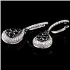 Image 2 : 14K White Gold 2.64ctw Fancy Color Diamond Earring