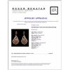 Image 3 : 14K White Gold 1.71ctw Fancy Color Diamond Earring