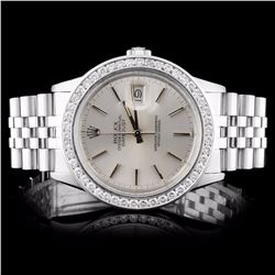 Rolex SS DateJust Diamond Men's Watch