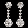 Image 1 : 18K Gold 2.29ctw Diamond Earrings