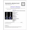 Image 3 : 18K Gold 14.24ctw Tanzanite & 1.94ctw Diamond Earr