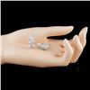 Image 2 : 18K Gold 1.91ctw Diamond Earrings