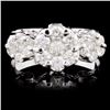 Image 1 : 18K Gold 0.77ctw Diamond Ring