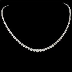 14K Gold 8.68ctw Diamond Necklace