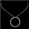Image 2 : 18K Gold 0.62ctw Fancy Diamond Pendant