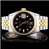 Image 1 : Rolex YG/SS DateJust Men's Diamond Wristwatch