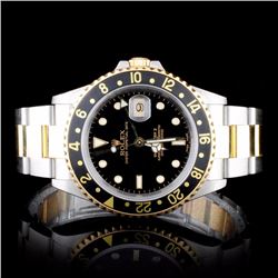 Rolex Two-Tone GMT Master II Men's Wristwatch