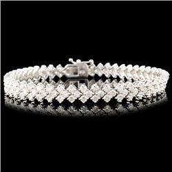 18K Gold 6.00ctw Diamond Bracelet