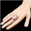 Image 3 : 18K Gold 13.16ct Quartz & 2.34ctw Diamond Ring