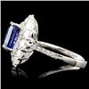 Image 3 : 18K Gold 3.53ct Tanzanite & 1.74ctw Diamond Ring