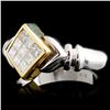 Image 2 : 18K Gold 0.58ctw Diamond Ring