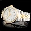 Image 2 : Rolex TwoTone DateJust 1.00ct Diamond Wristwatch