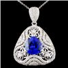 Image 2 : 18K White Gold 4.13ct Tanzanite & 1.35ct Diamond P
