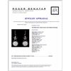 Image 3 : 14K White Gold 1.84ctw Fancy Color Diamond Earring
