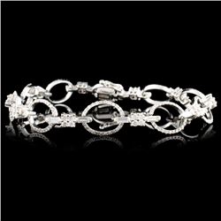 18K Gold 2.52ctw Diamond Bracelet