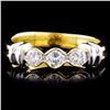 Image 2 : 18K TT Gold 0.36ctw Diamond Ring