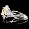 Image 3 : 18K White Gold 2.20ctw Fancy Color Diamond Ring
