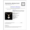 Image 3 : 18K Gold 0.50ctw Diamond Pendant