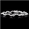 Image 1 : 14K White Gold 1.00ctw Diamond Bracelet