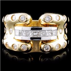 14K Yellow Gold 1.25ctw Diamond Ring