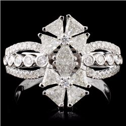 18K Gold 1.26ctw Diamond Ring