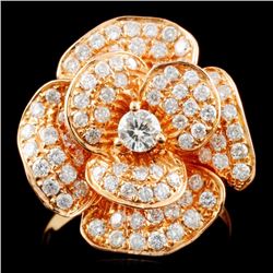 18K Gold 1.01ctw Diamond Ring