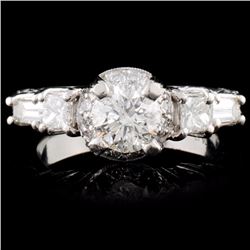 Platinum 1.35ctw Diamond Ring