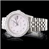 Image 3 : Rolex DateJust Men's 3.50ct Diamond Wristwatch