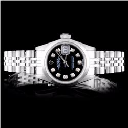 Rolex SS DateJust Diamond Ladies Watch