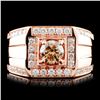 Image 1 : 14K Gold 1.45ctw Fancy Diamond Ring