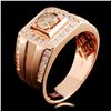 Image 2 : 14K Gold 1.45ctw Fancy Diamond Ring