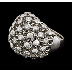 14KT White Gold 0.72ctw Diamond Ring