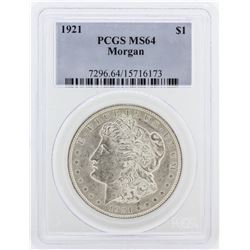 1921 PCGS MS64 Morgan Silver Dollar