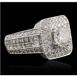 14KT White Gold 4.38ctw Diamond Ring