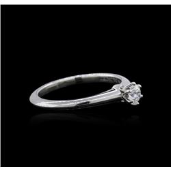 Platinum 0.22ct Diamond Solitaire Ring