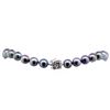 Image 2 : 0.22ctw Tahitian Cultured Pearl and Diamond Necklace