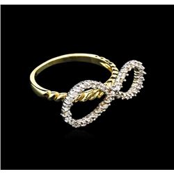 0.35ctw Diamond Ring - 14KT Two-Tone Gold