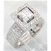 Image 6 : 1.70ctw Diamond Ring - 18KT White Gold